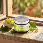 Naturals Anti-Age Hair Mask 200 ml on a stone windowsill with green grapes and vine leaves