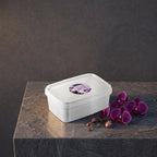 Shea Butter Body Balm – Black Orchid 1 kg on a dark stone vanity with purple orchids